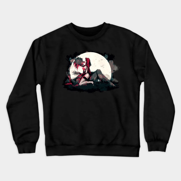 What Big Teeth You Have Crewneck Sweatshirt by LVBart